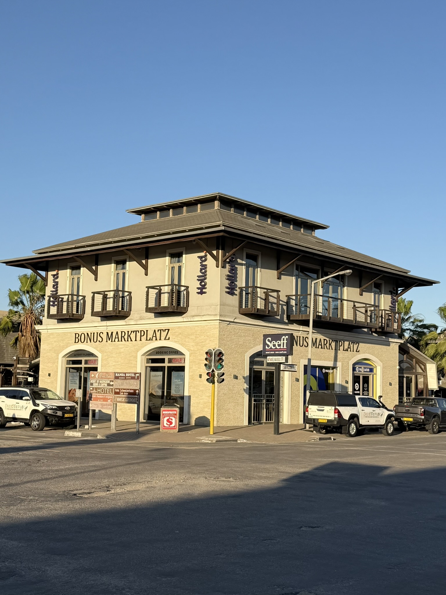 Bonus Marktplatz German colonial building in Swakopmund