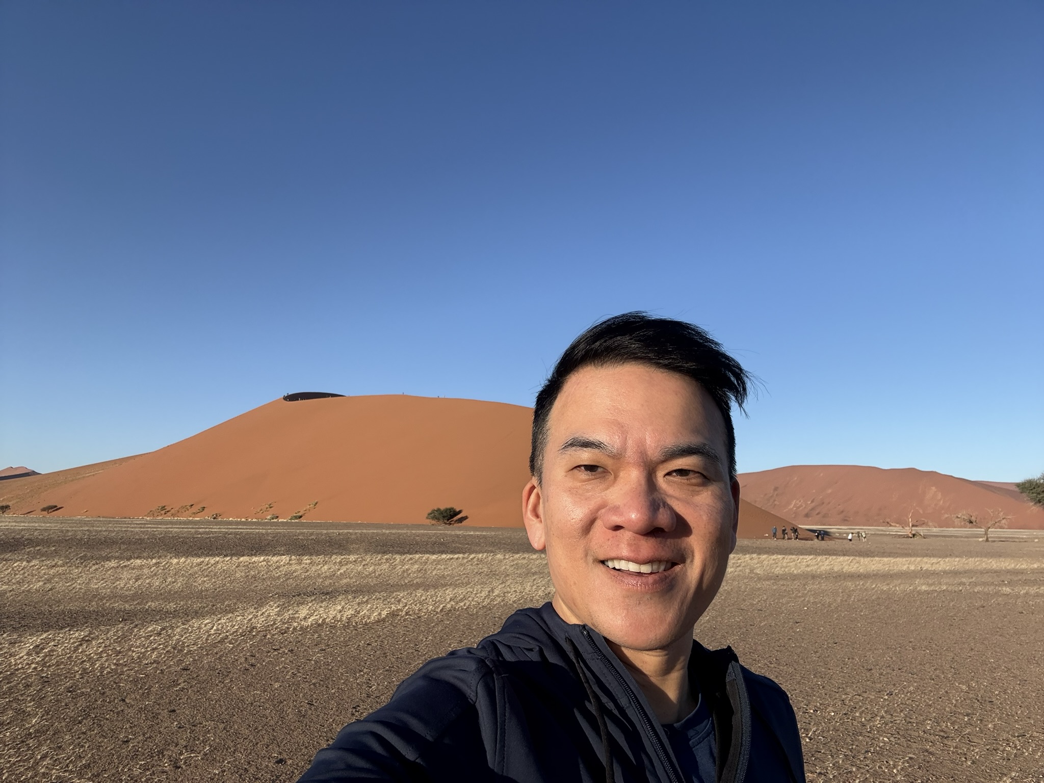 Selfie in front of Sesriem Canyon