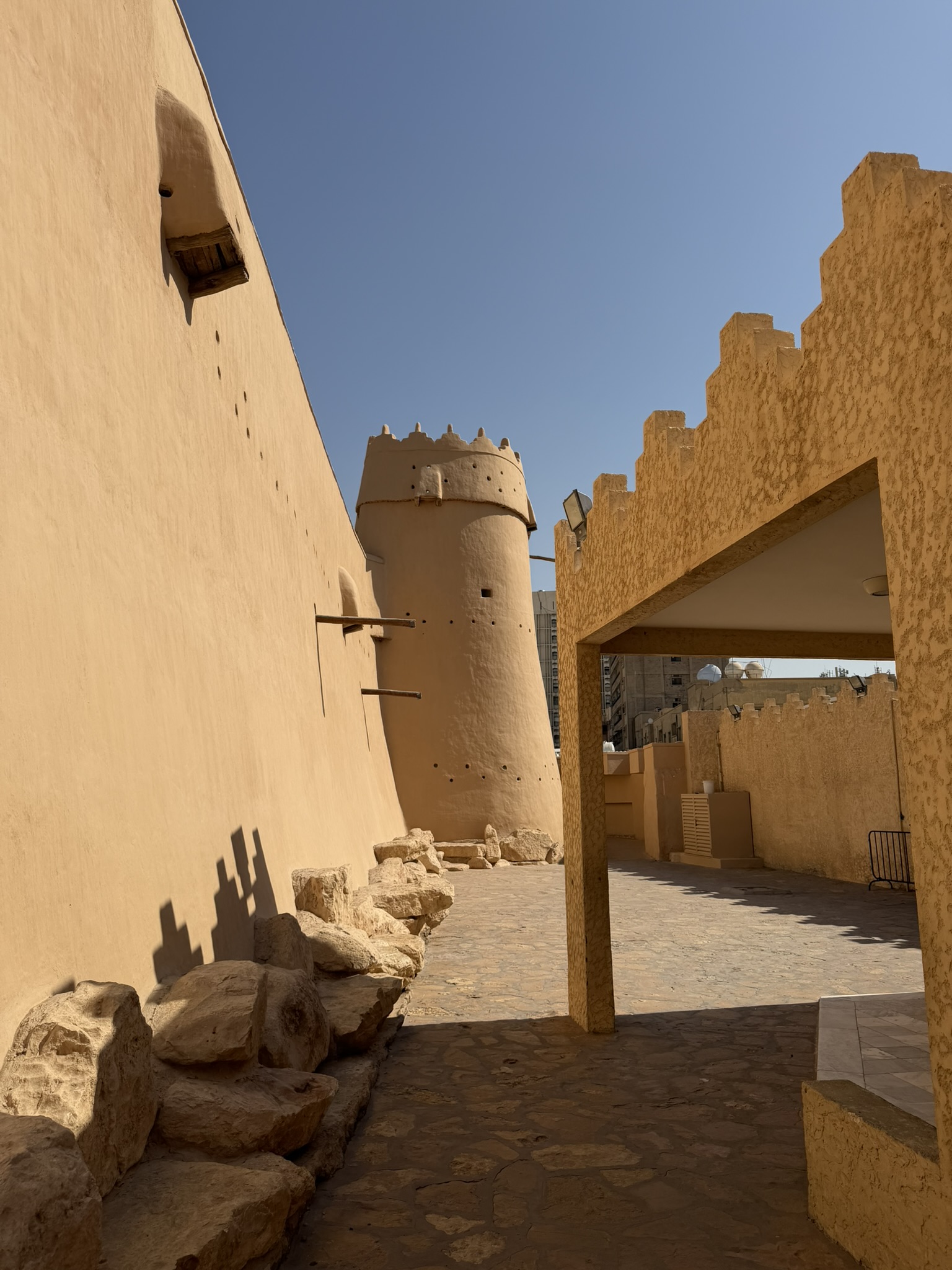 Interior courtyard of Al Masmak Palace